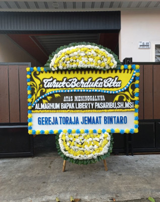 Papan Bunga Duka di Sei Gohong